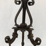 Large wrought iron lamppost, nineteenth