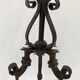 Large wrought iron lamppost, nineteenth