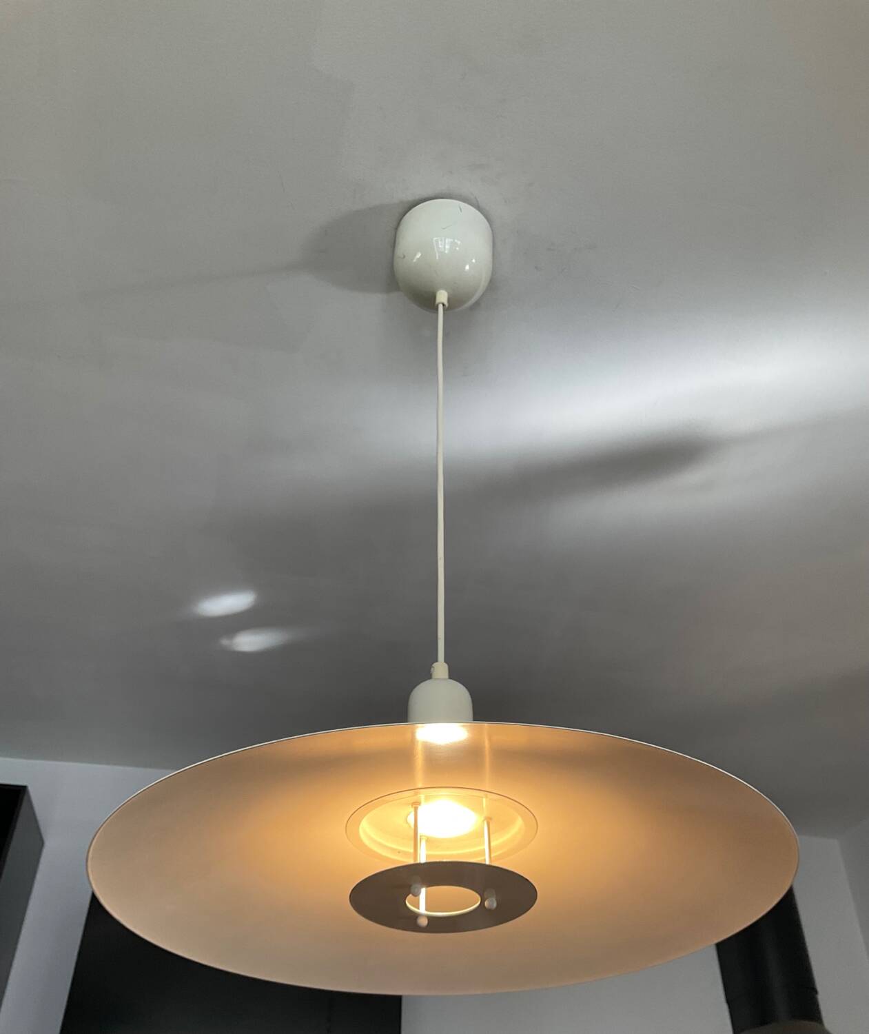 Happy Light Holland saucer pendant light from the 80s