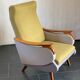Chaise longue suédoise vintage 3 couleurs