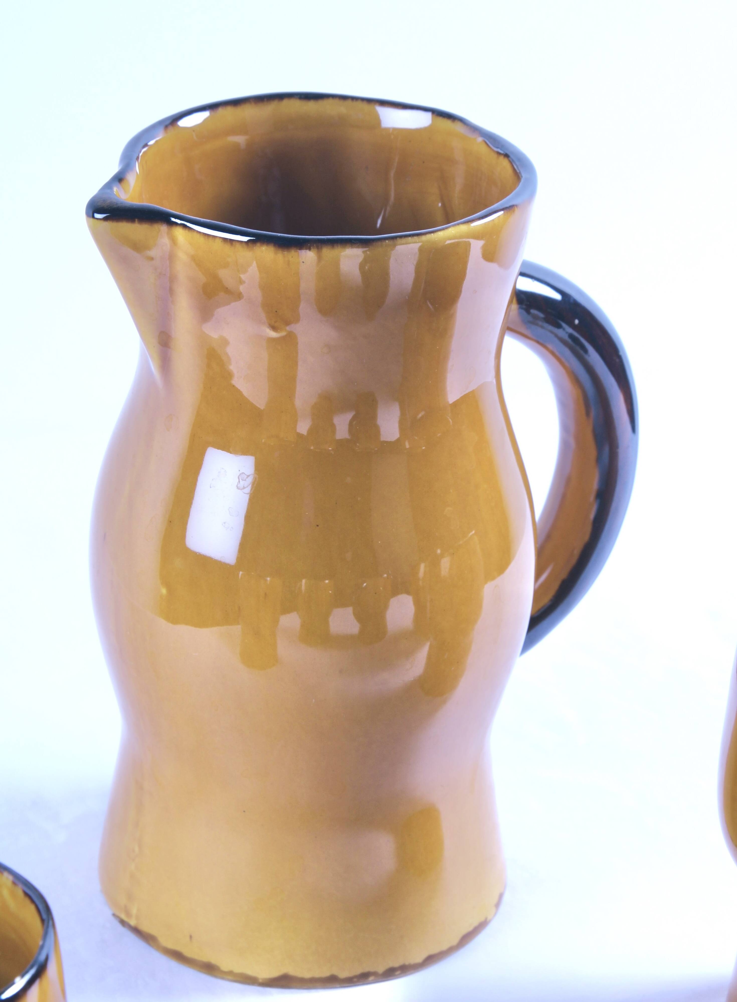 Service for orangeade or vintage beer Vallauris