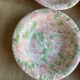 Assiettes creuses à fleurs vintage 80