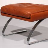 Congnac Leather COR SWING Lounch Chair whit Otterman By Adolf & Schöpfer 19