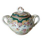 Sucrier en faience sarreguemines decor minton modele 5 /215