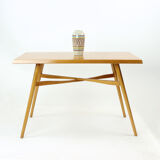 Table basse en chêne, Tchécoslovaquie Années 1960