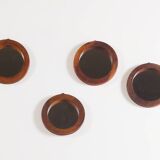 Small decorative wooden mirror