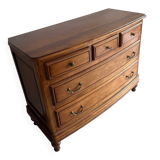 Magnificent varnished chest of drawers