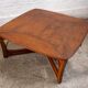 Frits Schuitema Jugendstil Coffee Table in Oak, 1980s