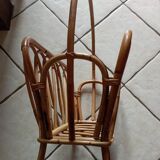 Bamboo magazine rack
