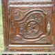 Confiturier breton sculpté ancien en chêne