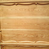 19th century Danish pine wardrobe