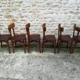 Chaises de bistrot années 50