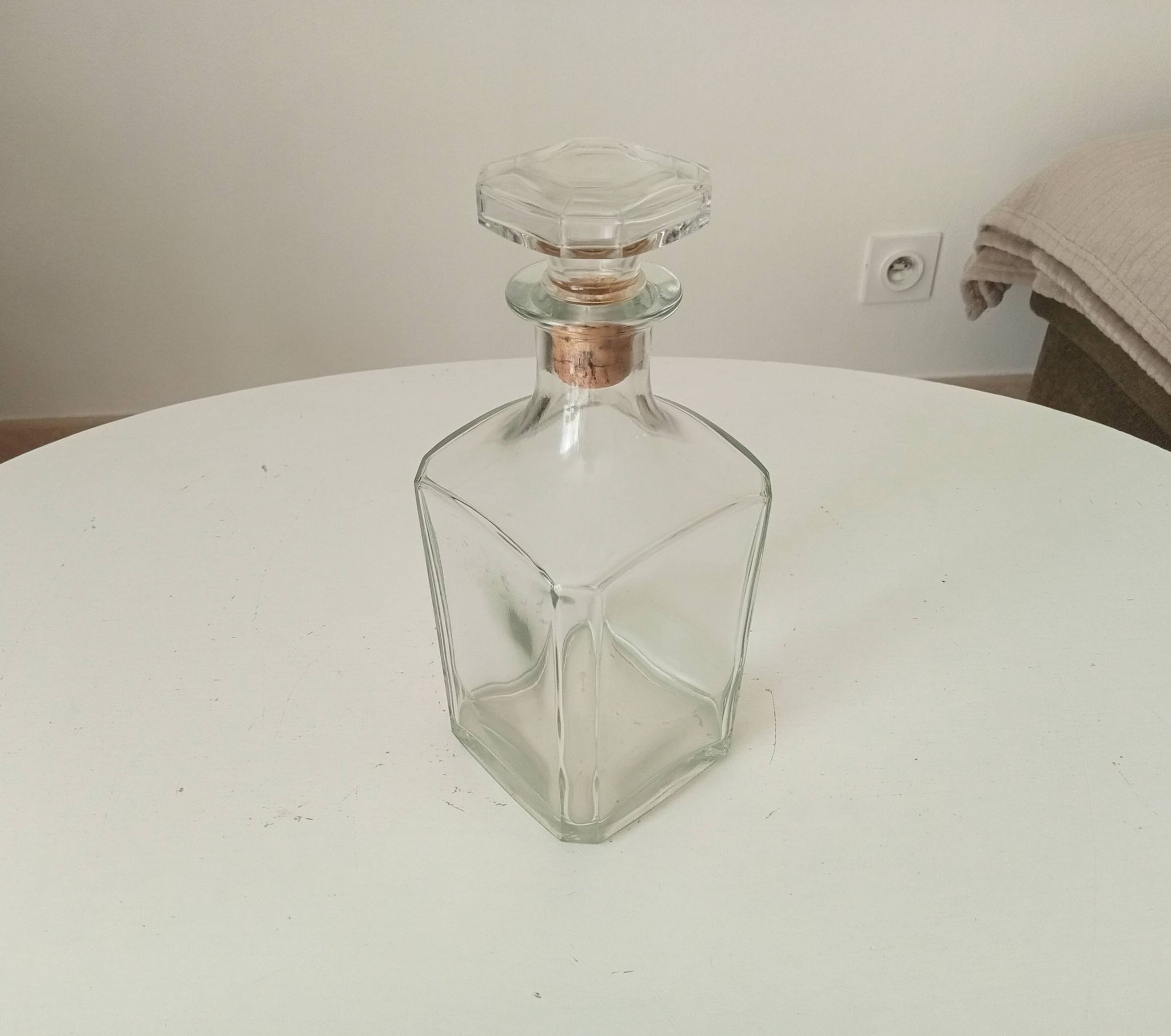 Carafe à whisky ancienne art déco