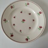 Badonviller dish with floral pattern