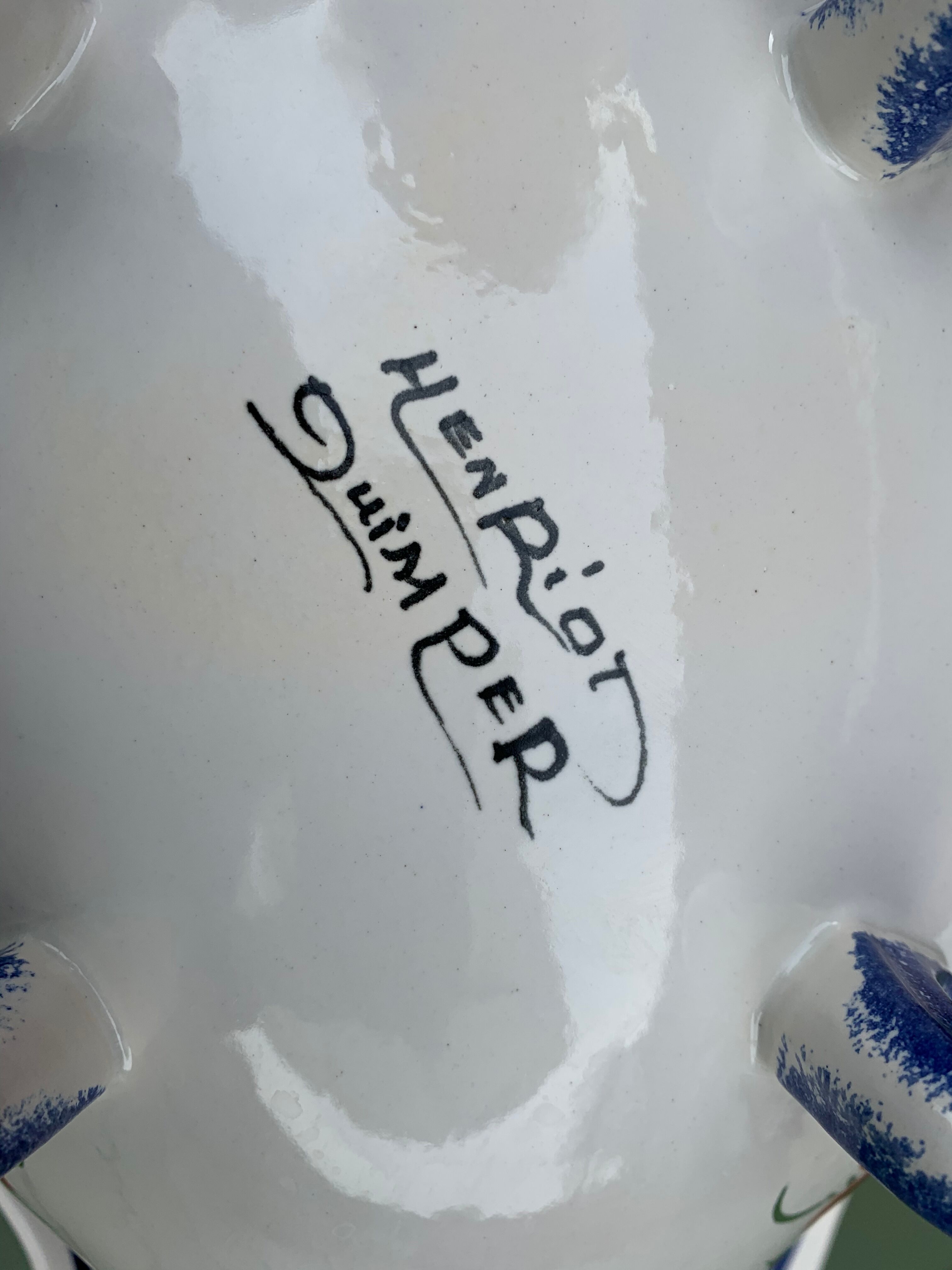 Soup and dish Henriot