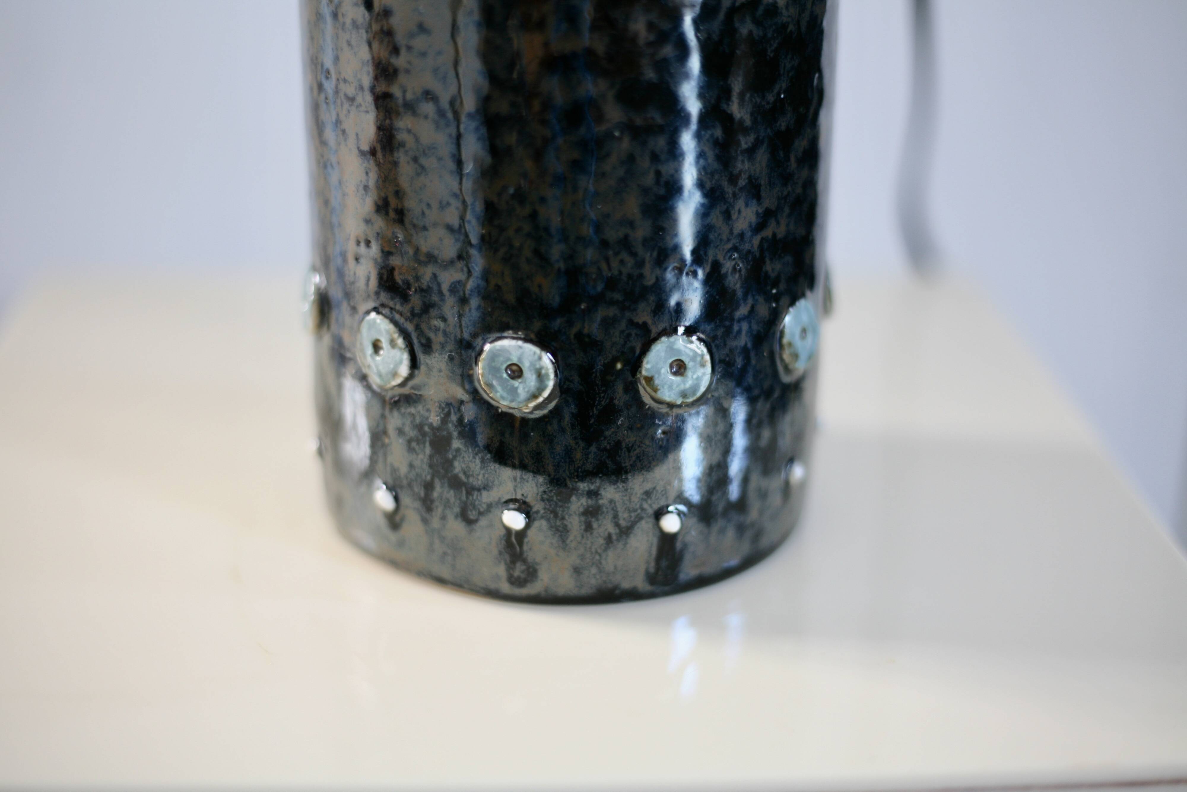 Ceramic lamp by Sylvia Leuchovius, Rorstrand, Sweden, 1970s