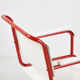 Red & white bauhaus armchair