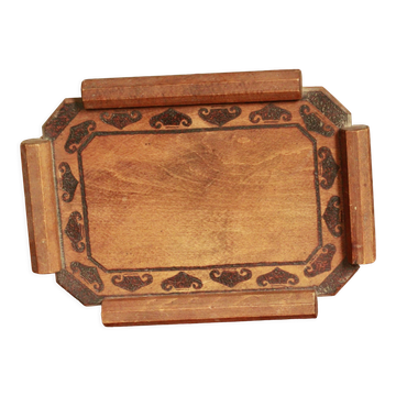 Plateau en bois ancien