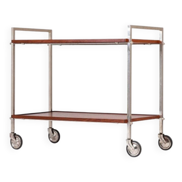 Teak Service Trolley, Denmark, 1960s
