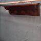 Wooden wall coat rack