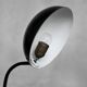 Bauhaus Vintage Minimalist Desk Lamp in Black Metal by Gebrüder Cosack Gecos, Germany, 1940s