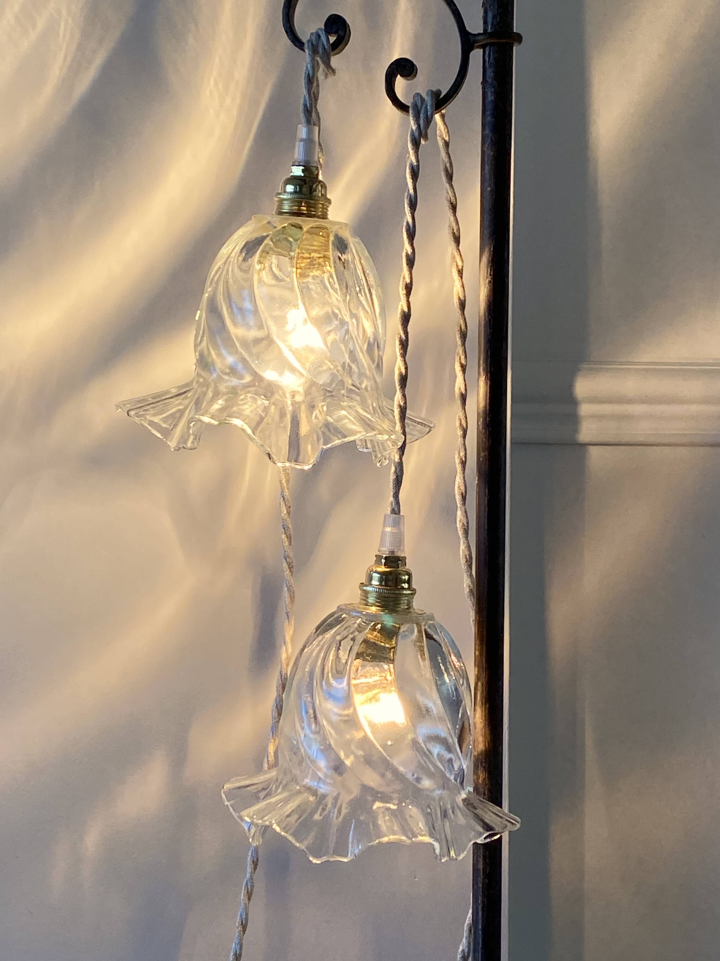 Pair of portable lamps