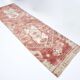 3x9 Red & Beige Geometric Pattern Persian Runner Rug, 80x280Cm