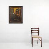 Expressionist painting by Robert Deman, Belgium 1940s