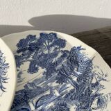 4 flat plates Gien iron earth