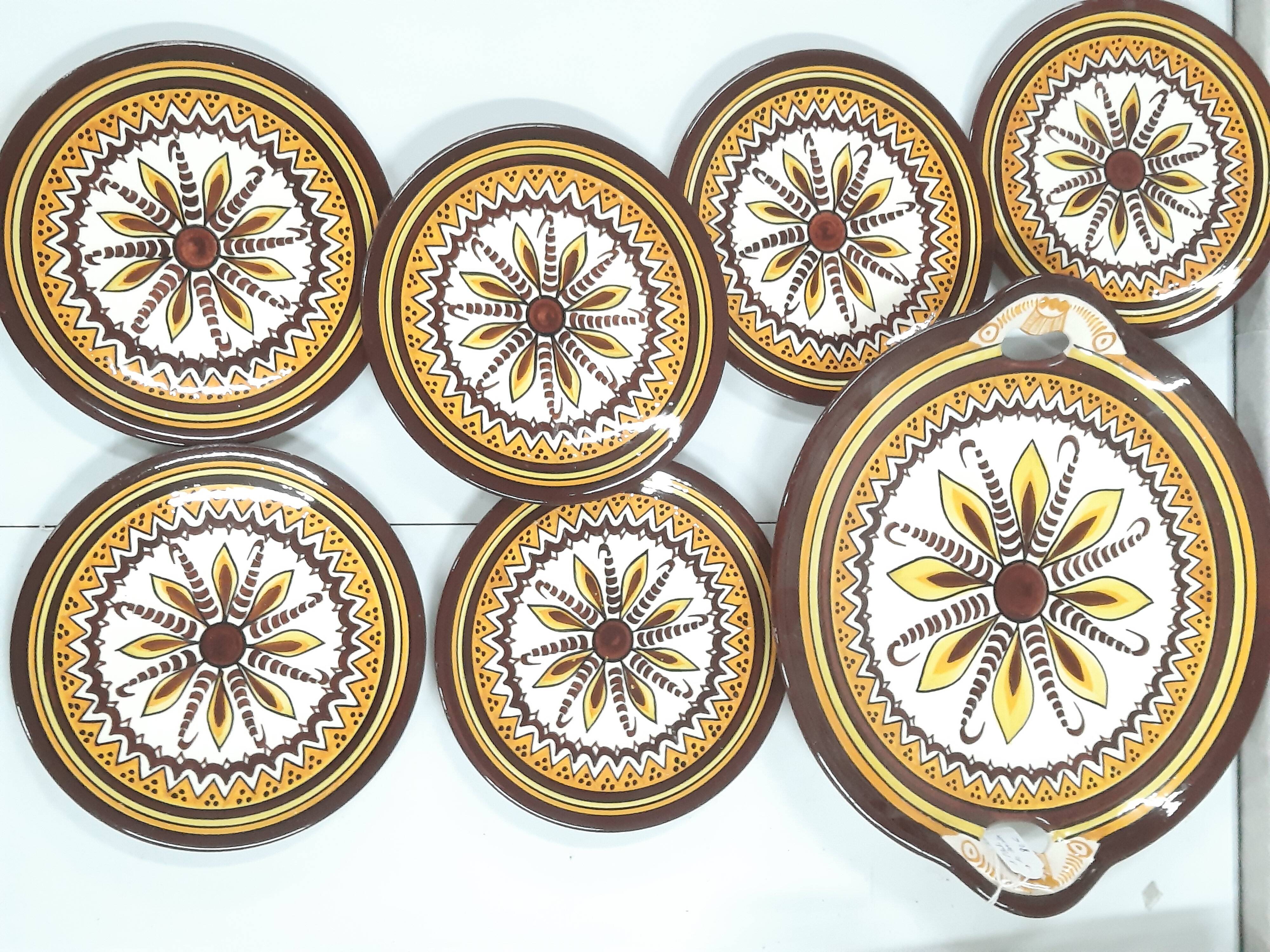 Henriot Quimper cake service