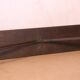 Old bench in Burmese teak with a wrought iron base.