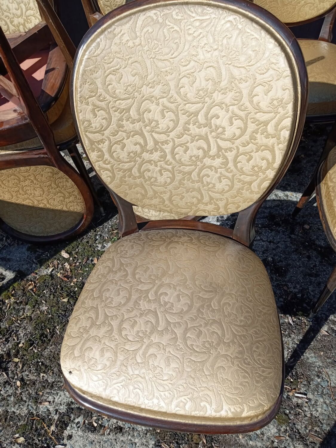 Set of 8 Louis XVI style chairs