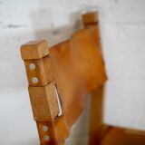 Ensemble de 4 chaises et table basse Maison Regain, France, circa 1970