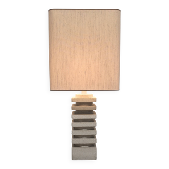 Large limestone lamp 1970s