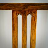 "Reconstruction" chairs 40/50 in oak and trompe l'oeil canning