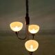 Suspension style Memphis 1960s, adjustable vintage lamp.