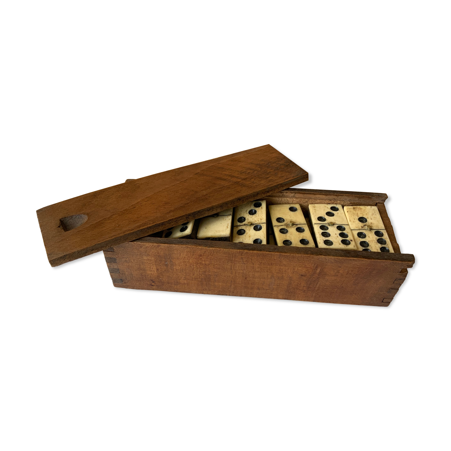 Boite de dominos vintage