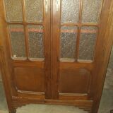 Pair of pine Parisian wardrobes circa 1935
