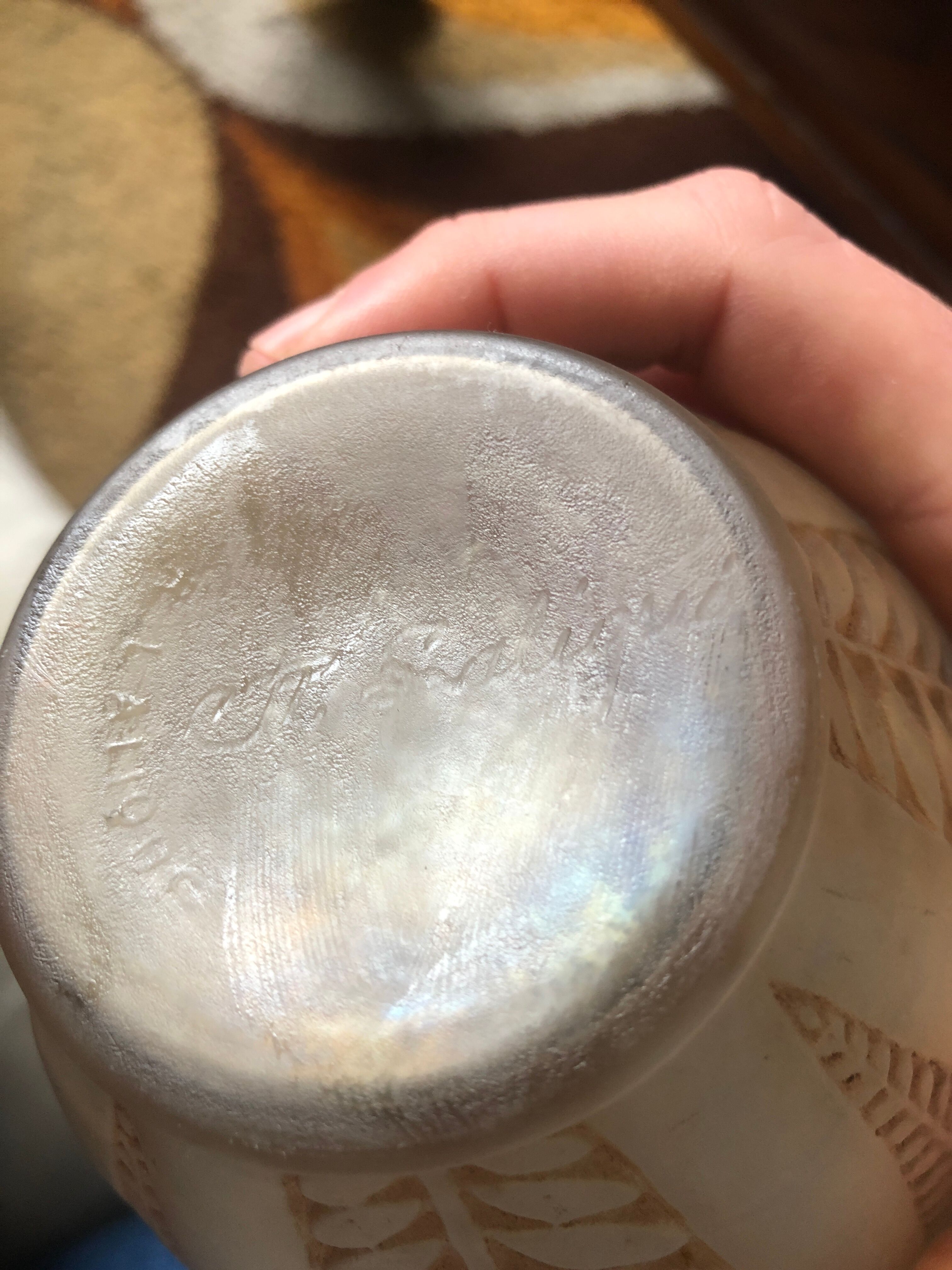 Vase René lalique acacia années 30 signé