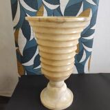 Alabaster lamp base