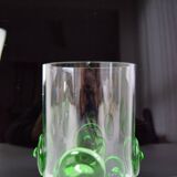 Set of six glasses Glasswork Nový Bor, 1950s.