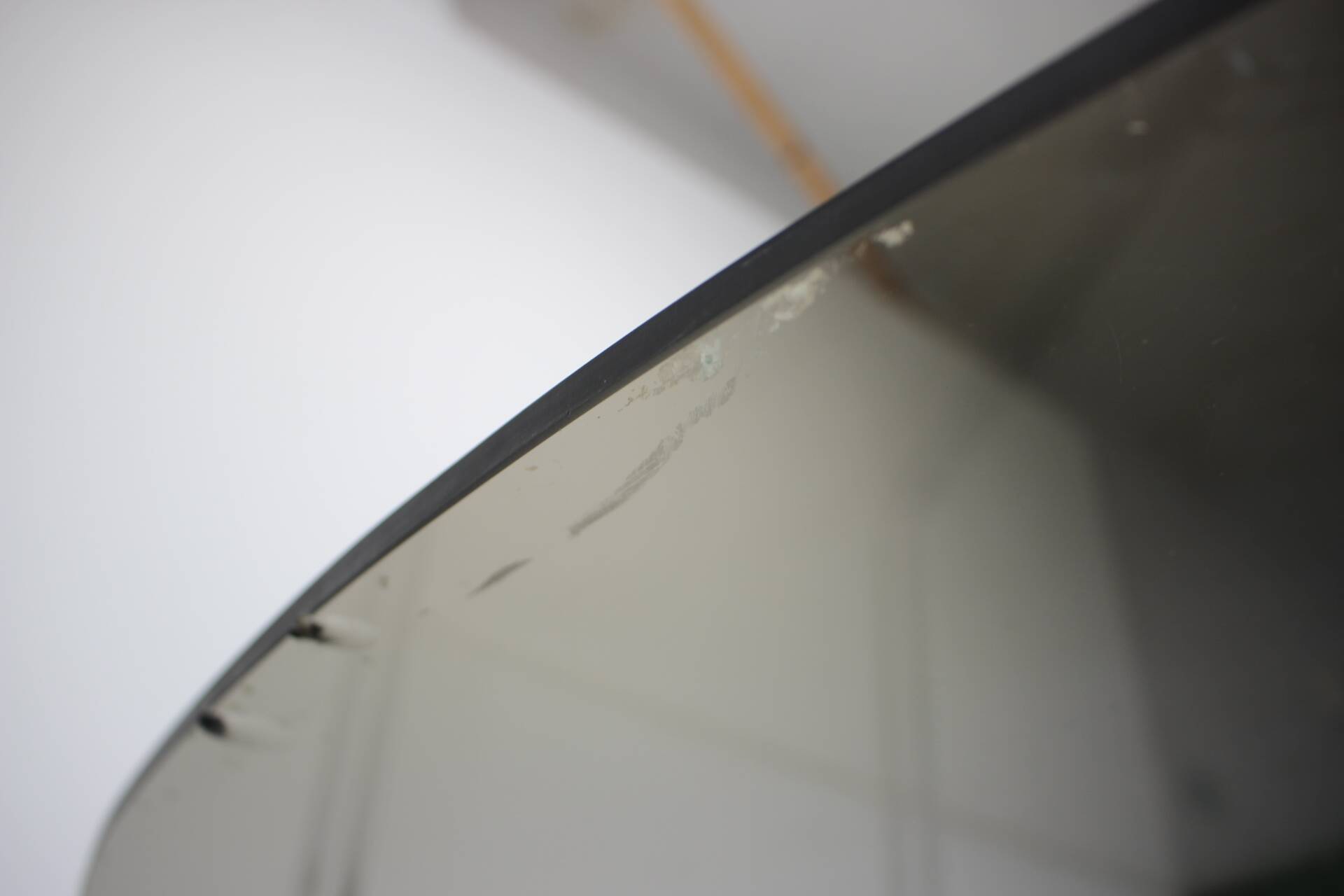 Midcentury Chrome and Glass Dining Table, Italy, 1970s