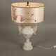 Antique table lamp in alabaster, Italy, 20th century.