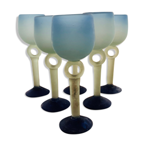 Ensemble de 6 verres à pied en
