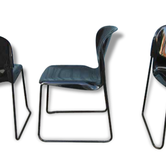 3 design chairs from the 70 s 80 s, designer Gerd Lange