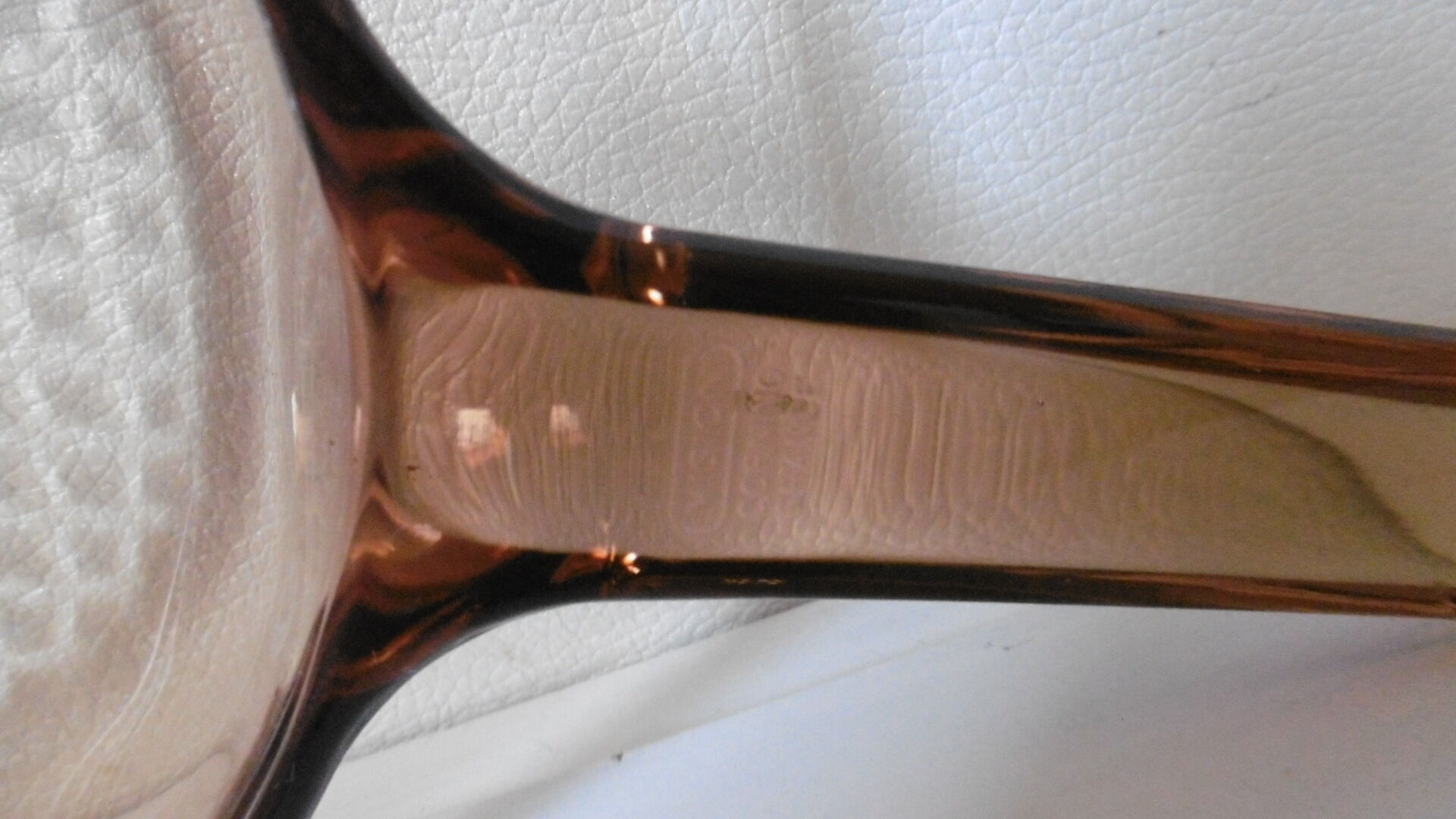 Poele Vision brown glass 60s