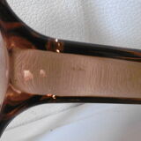 Poele Vision brown glass 60s