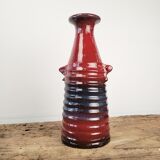 Red vintage terracotta vase