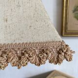 Retro lamp with pagoda lampshade