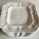 Set 6 plates in glazed earth with Moustiers godrons 1970